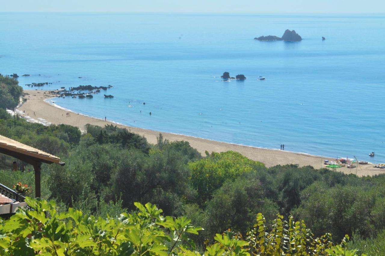 Large Apartment By The Pool - Pelekas Beach, Corfu Extérieur photo